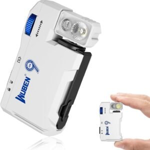 【Neue Farbvariante】WUBEN G5 RGB Mini Taschenlampe, drehbare EDC Flutlicht, 400 Lumen, USB-C wiederaufladbar, IP68 wasserdicht staubdicht, magnetischer Clip – für Arbeit, Outdoor und EDC-Ausrüstung [Energy Class A+++]